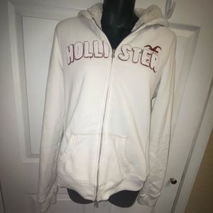 Hollister fur lined jacket